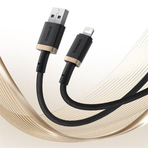 Kabel Baseus Dura 2.4A 1m (czarno-złoty) Kabel Baseus Dura 2.4A 1m (czarno-złoty)