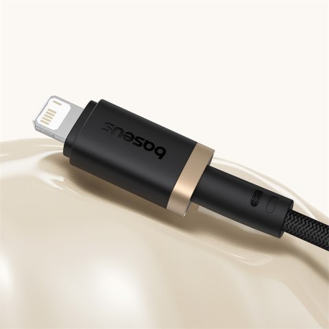 Kabel Baseus Dura 2.4A 1m (czarno-złoty) Kabel Baseus Dura 2.4A 1m (czarno-złoty)