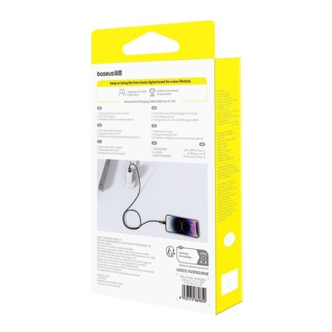 Kabel Baseus Dura 2.4A 1m (czarno-złoty) Kabel Baseus Dura 2.4A 1m (czarno-złoty)