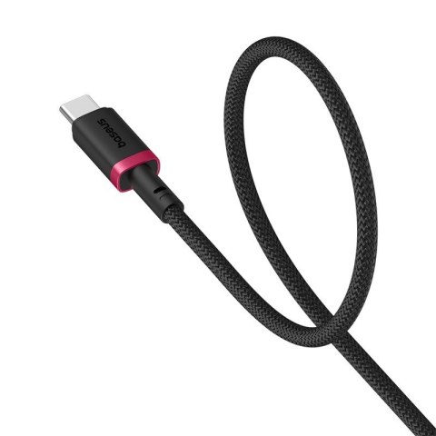 Kabel Baseus Dura USB-Typ C 60W 2m (czerwono-czarny) Kabel Baseus Dura USB-Typ C 60W 2m (czerwono-czarny)