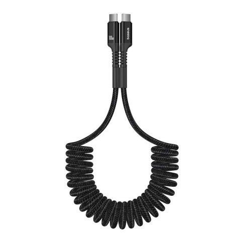 Kabel Baseus Fish-Eye Typ C-Typ C 100W 1m (czarny) Kabel Baseus Fish-Eye Typ C-Typ C 100W 1m (czarny)