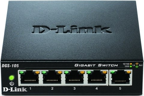 Przełącznik D-LINK DGS-105/E (5x 10/100/1000 ) Przełącznik D-LINK DGS-105/E (5x 10/100/1000 )