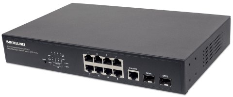 Intellinet 561167 łącza sieciowe Zarządzany Gigabit Ethernet (10/100/1000) Obsługa PoE Czarny Intellinet 561167 łącza sieciowe Zarządzany Gigabit Ethernet (10/100/1000) Obsługa PoE Czarny