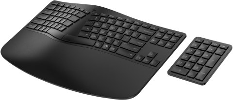 Klawiatura HP 960 Ergonomic Wireless Keyboard bezprzewodowa czarna 37E755AA Klawiatura HP 960 Ergonomic Wireless Keyboard bezprzewodowa czarna 37E755AA