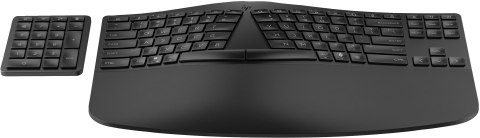 Klawiatura HP 960 Ergonomic Wireless Keyboard bezprzewodowa czarna 37E755AA Klawiatura HP 960 Ergonomic Wireless Keyboard bezprzewodowa czarna 37E755AA