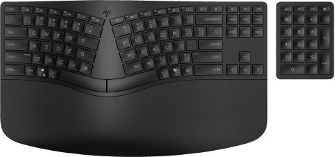 Klawiatura HP 960 Ergonomic Wireless Keyboard bezprzewodowa czarna 37E755AA Klawiatura HP 960 Ergonomic Wireless Keyboard bezprzewodowa czarna 37E755AA