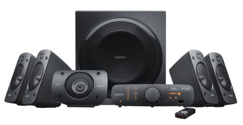 Zestaw głośników Logitech Z-906 980-000468 (5.1; kolor czarny) Zestaw głośników Logitech Z-906 980-000468 (5.1; kolor czarny)