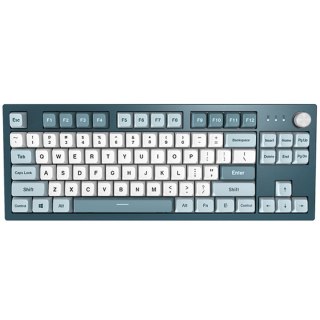 Montech MKey TKL klawiatura Gaming USB Ciemny Szary, Jasny Niebieski, Biały