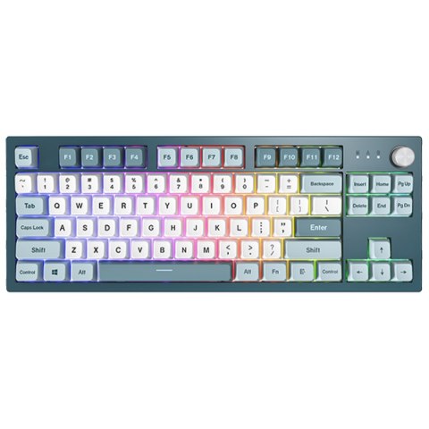 Montech MKey TKL klawiatura Gaming USB Ciemny Szary, Jasny Niebieski, Biały Montech MKey TKL klawiatura Gaming USB Ciemny Szary, Jasny Niebieski, Biały