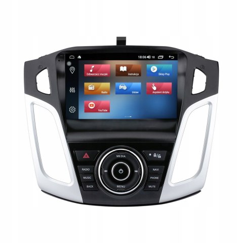 RADIO NAWIGACJA GPS FOCUS 2012-2018 ANDROID