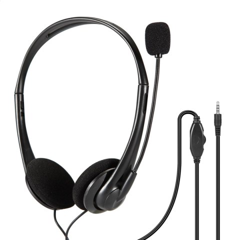 FREESTYLE HEADPHONES WITH MIC AND VOLUME CONTROL SŁUCHAWKI PRZEWODOWE Z MIKROFONEM I KONTROLĄ GŁOŚNOŚCI 1x3.5MM JACK BLACK [4564 FREESTYLE HEADPHONES WITH MIC AND VOLUME CONTROL SŁUCHAWKI PRZEWODOWE Z MIKROFONEM I KONTROLĄ GŁOŚNOŚCI 1x3.5MM JACK BLACK [4564