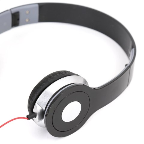 FREESTYLE HI-FI STEREO HEADPHONES SŁUCHAWKI HI-FI STEREO Z MIKROFONEM AUDIOBEAT BLACK [41867] TE