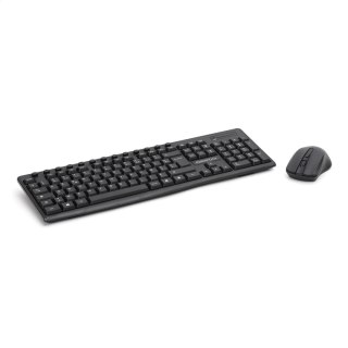 OMEGA KEYBOARD FR + MOUSE ZESTAW BEZPRZEWODOWY BLACK [45732]