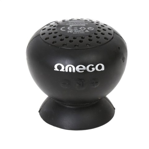 OMEGA SPEAKER GŁOŚNIK SPLASH RESIST. BLUETOOTH V3.0 BLACK [42451] TE