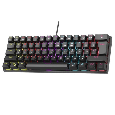 RAMPAGE KLAWIATURA MECHANICZNA PLOWER K60 BLUE RGB RAMPAGE KLAWIATURA MECHANICZNA PLOWER K60 BLUE RGB