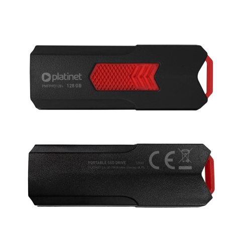PLATINET PORTABLE SSD DRIVE USB 3.2 UP TO 400MB/s 128GB BLACK [46157]