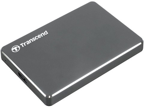 Zewnętrzny dysk twardy TRANSCEND StoreJet 1TB USB 3.1 Iron Grey Zewnętrzny dysk twardy TRANSCEND StoreJet 1TB USB 3.1 Iron Grey