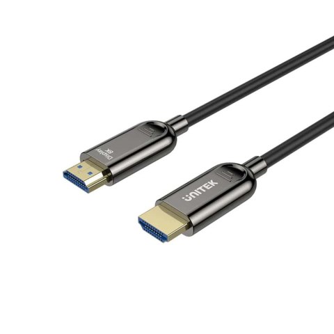Kabel optyczny HDMI 2.1 AOC Unitek C11085GY01-30M Kabel optyczny HDMI 2.1 AOC Unitek C11085GY01-30M