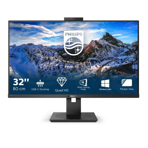 Philips P Line 326P1H/00 LED display 80 cm (31.5") 2560 x 1440 px Quad HD Czarny Philips P Line 326P1H/00 LED display 80 cm (31.5") 2560 x 1440 px Quad HD Czarny