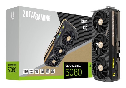 Karta graficzna ZOTAC GAMING GeForce RTX 5080 SOLID OC 16GB Karta graficzna ZOTAC GAMING GeForce RTX 5080 SOLID OC 16GB