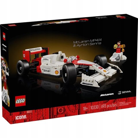 LEGO 10330 ICONS - McLaren MP4/4 i Ayrton Senna