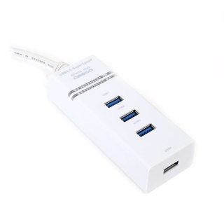 OMEGA USB 3.0 HUB 4 PORT WHITE [42463]