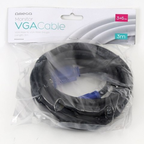 OMEGA VGA CABLE KABEL 6+3 3.0M [40366]