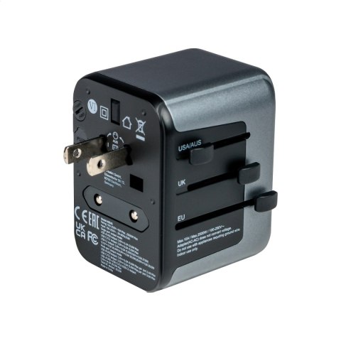 VERBATIM POWER TRAVEL ADAPTOR UTA-03 100-250V USB PD30W + QC18W 49545 VERBATIM POWER TRAVEL ADAPTOR UTA-03 100-250V USB PD30W + QC18W 49545