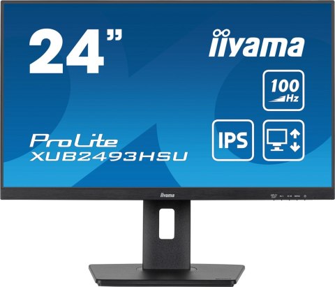 Iiyama ProLite monitor komputerowy 60,5 cm (23.8") 1920 x 1080 px Full HD LED Czarny Iiyama ProLite monitor komputerowy 60,5 cm (23.8") 1920 x 1080 px Full HD LED Czarny