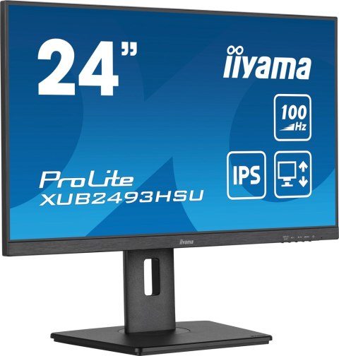 Iiyama ProLite monitor komputerowy 60,5 cm (23.8") 1920 x 1080 px Full HD LED Czarny Iiyama ProLite monitor komputerowy 60,5 cm (23.8") 1920 x 1080 px Full HD LED Czarny