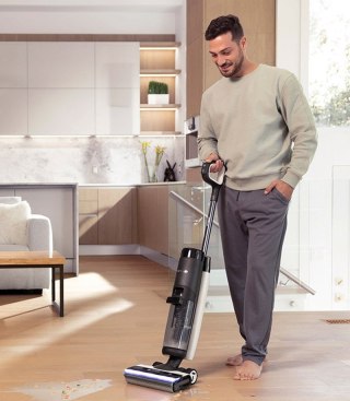 Tineco Floor one S7 FlashDry Odkurzacz pionowy Bateria Suchy i Mokry Bez worka 230 W Czarny 3900 Ah