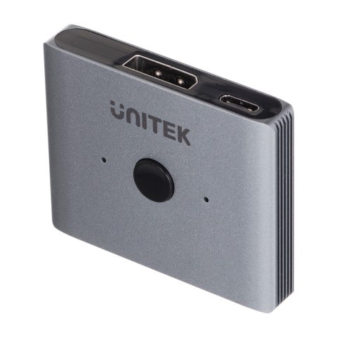Unitek dwukierunkowy przełącznik sygnału DP 1.4 2 in 1 out 8K Unitek dwukierunkowy przełącznik sygnału DP 1.4 2 in 1 out 8K
