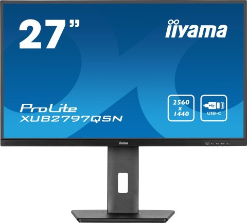 Monitor IIYAMA 68.5cm (27") XUB2797QSN-B2 16:9 HDMI+DP+USB-C Monitor IIYAMA 68.5cm (27") XUB2797QSN-B2 16:9 HDMI+DP+USB-C