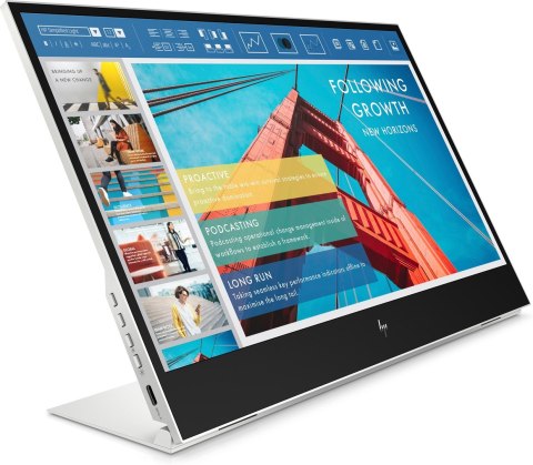 Monitor LED HP portable E14 G4 - 35,56 cm (14") - 1920 x 1080 Full HD Monitor LED HP portable E14 G4 - 35,56 cm (14") - 1920 x 1080 Full HD