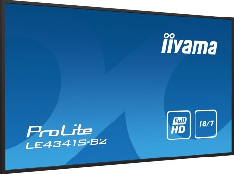 Monitor iiyama ProLite LE4341S-B2 - 43-calowy płaski ekran - 108 cm Monitor iiyama ProLite LE4341S-B2 - 43-calowy płaski ekran - 108 cm