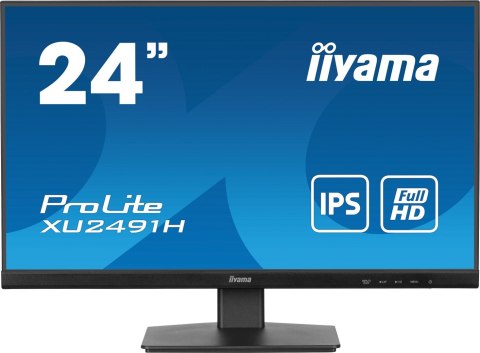 Monitor iiyama ProLite XU2491H-B1 - 24" - Płaski ekran - 60.5 cm Monitor iiyama ProLite XU2491H-B1 - 24" - Płaski ekran - 60.5 cm
