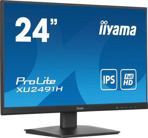 Monitor iiyama ProLite XU2491H-B1 - 24" - Płaski ekran - 60.5 cm Monitor iiyama ProLite XU2491H-B1 - 24" - Płaski ekran - 60.5 cm
