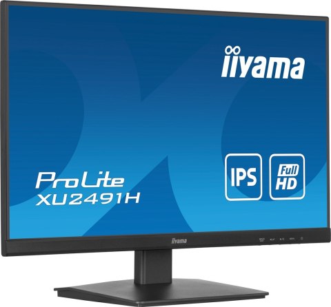 Monitor iiyama ProLite XU2491H-B1 - 24" - Płaski ekran - 60.5 cm Monitor iiyama ProLite XU2491H-B1 - 24" - Płaski ekran - 60.5 cm