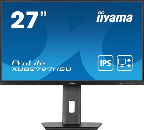 Monitor iiyama ProLite XUB2797HSU-B2 27" - Płaski ekran - 68,6 cm Monitor iiyama ProLite XUB2797HSU-B2 27" - Płaski ekran - 68,6 cm