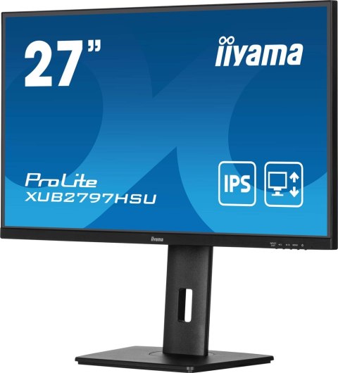 Monitor iiyama ProLite XUB2797HSU-B2 27" - Płaski ekran - 68,6 cm Monitor iiyama ProLite XUB2797HSU-B2 27" - Płaski ekran - 68,6 cm