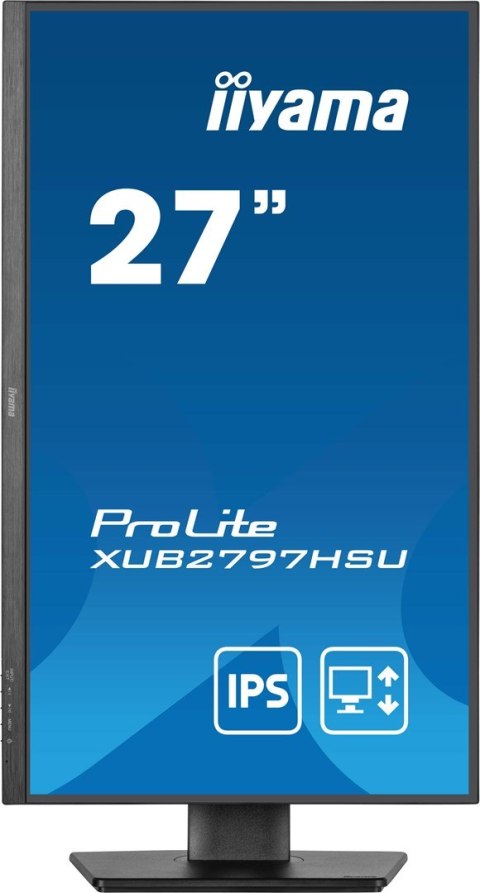 Monitor iiyama ProLite XUB2797HSU-B2 27" - Płaski ekran - 68,6 cm Monitor iiyama ProLite XUB2797HSU-B2 27" - Płaski ekran - 68,6 cm