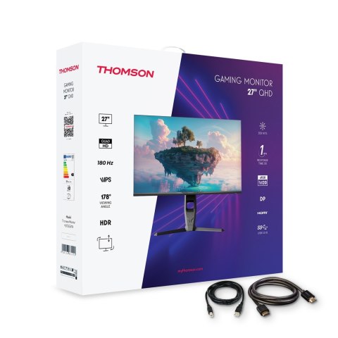 Monitor gamingowy 27" QHD, 180 Hz Thomson M27FB5C14 Monitor gamingowy 27" QHD, 180 Hz Thomson M27FB5C14