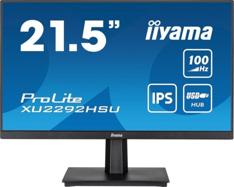 Monitor IIYAMA XU2292HSU-B6 (21.5" /IPS /100Hz /1920 x 1080 /Czarny) Monitor IIYAMA XU2292HSU-B6 (21.5" /IPS /100Hz /1920 x 1080 /Czarny)