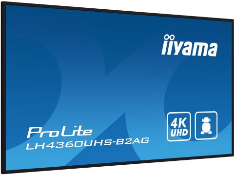 Monitor Iiyama 43 LH4360UHS-B2AG HDMI USB - 107.9 cm - 42.5" Monitor Iiyama 43 LH4360UHS-B2AG HDMI USB - 107.9 cm - 42.5"