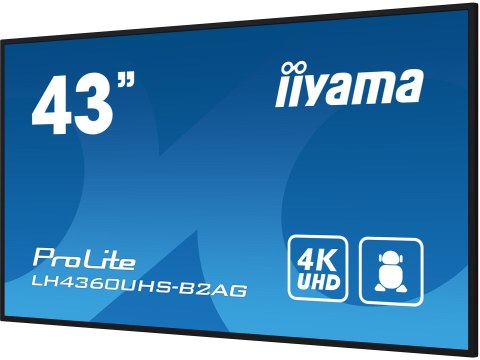 Monitor Iiyama 43 LH4360UHS-B2AG HDMI USB - 107.9 cm - 42.5" Monitor Iiyama 43 LH4360UHS-B2AG HDMI USB - 107.9 cm - 42.5"