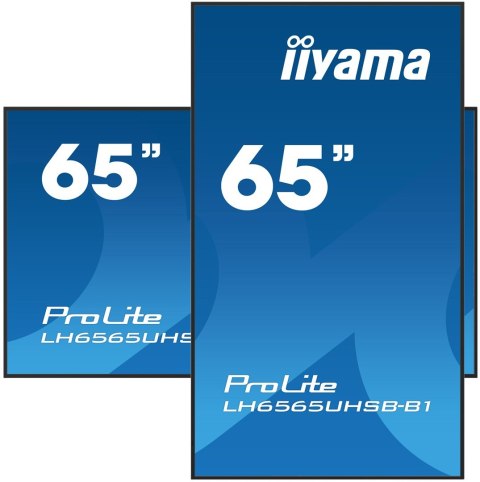 Monitor Iiyama ProLite LH6575UHS-B1AG - 65" - Płaski ekran - 163.8 cm Monitor Iiyama ProLite LH6575UHS-B1AG - 65" - Płaski ekran - 163.8 cm