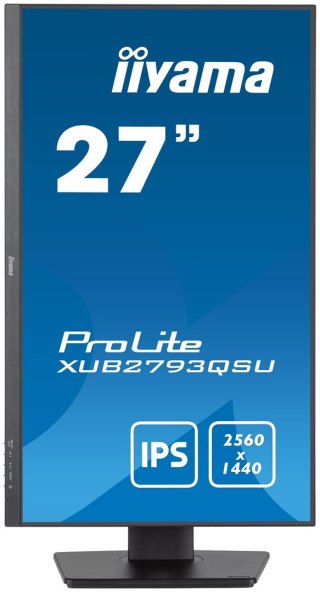 Iiyama XUB2793QSU-B7 monitor komputerowy 68,6 cm (27") 2560 x 1140 px Wide Quad HD LED Czarny