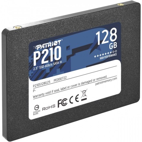 Dysk SSD PATRIOT P210 128 GB P210 (2.5″ /128 GB /SATA III (6 Gb/s) /450MB/s /430MB/s)