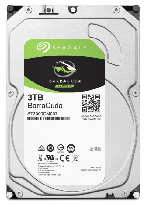 Dysk serwerowy HDD SEAGATE Barracuda ST3000DM007 (3 TB /3.5" /5400RPM ) Dysk serwerowy HDD SEAGATE Barracuda ST3000DM007 (3 TB /3.5" /5400RPM )