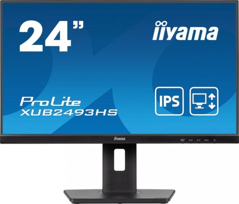 Monitor IIYAMA XUB2493HS-B6 (23.8" /IPS /100Hz /1920 x 1080 /Czarny) Monitor IIYAMA XUB2493HS-B6 (23.8" /IPS /100Hz /1920 x 1080 /Czarny)